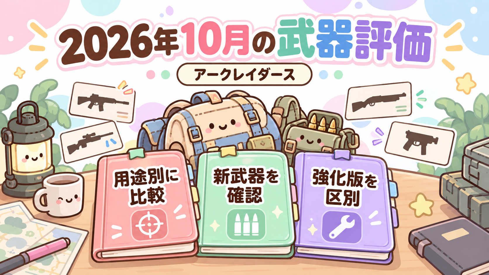 2026年10月のアークレイダース武器評価
