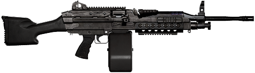 M249 SAWの武器外観